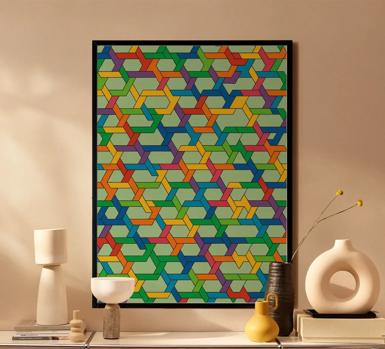 abstract webbing line vector poster by oneway