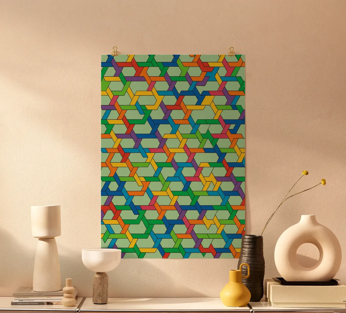 abstract webbing line vector poster by oneway