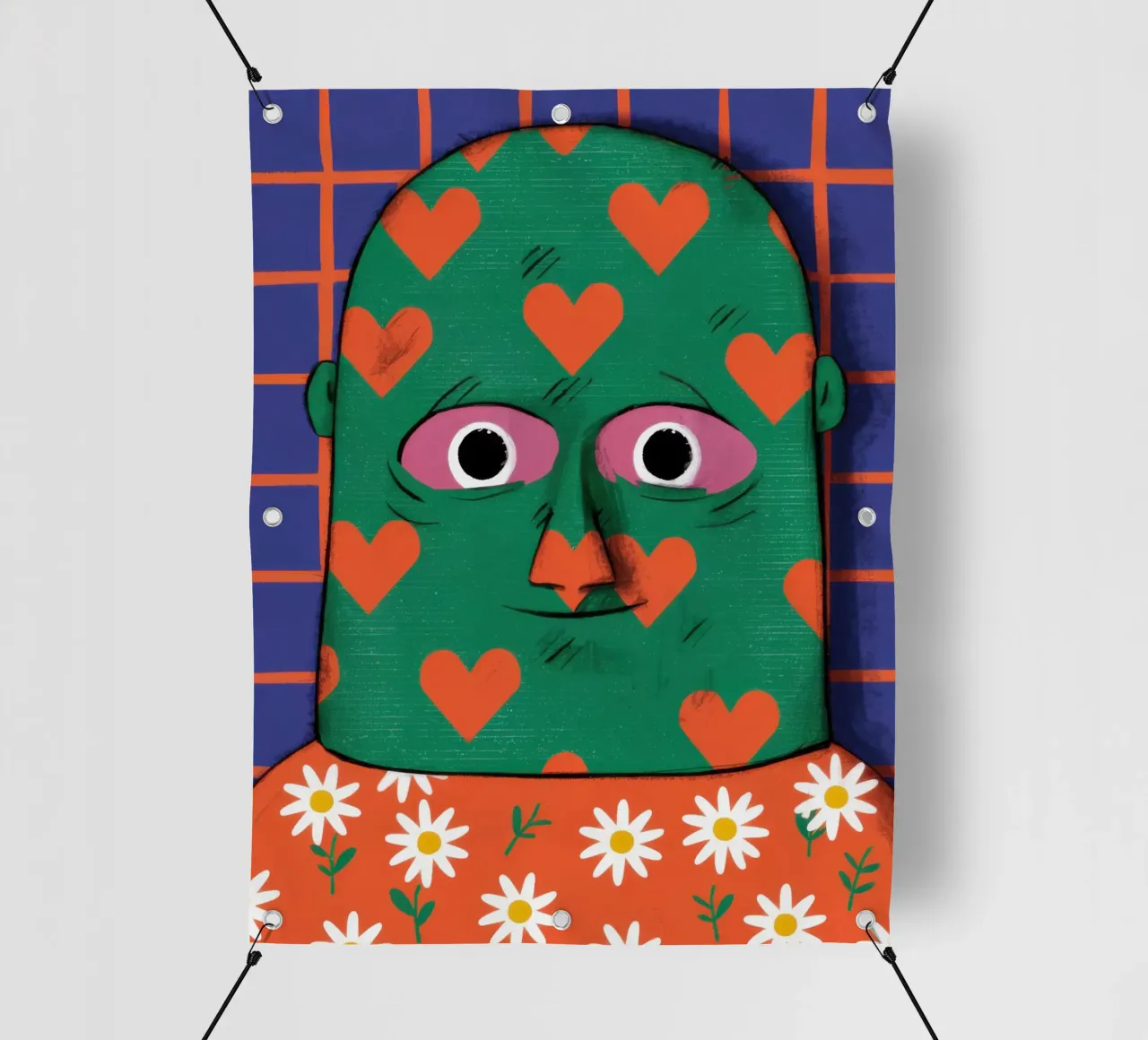 Amico dal cuore verde telo in pvc da Arcane Lines