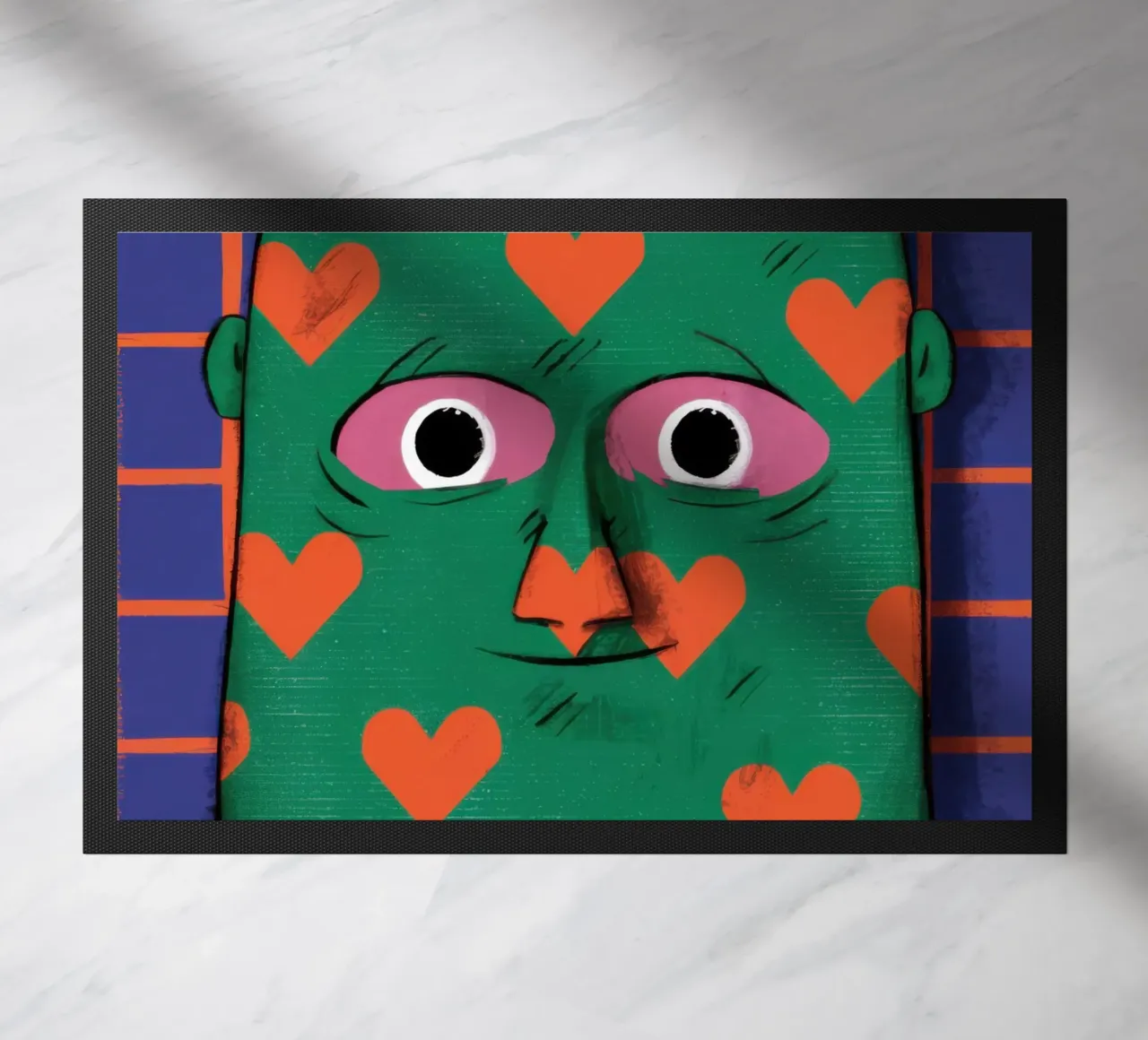 Amico dal cuore verde zerbino da Arcane Lines