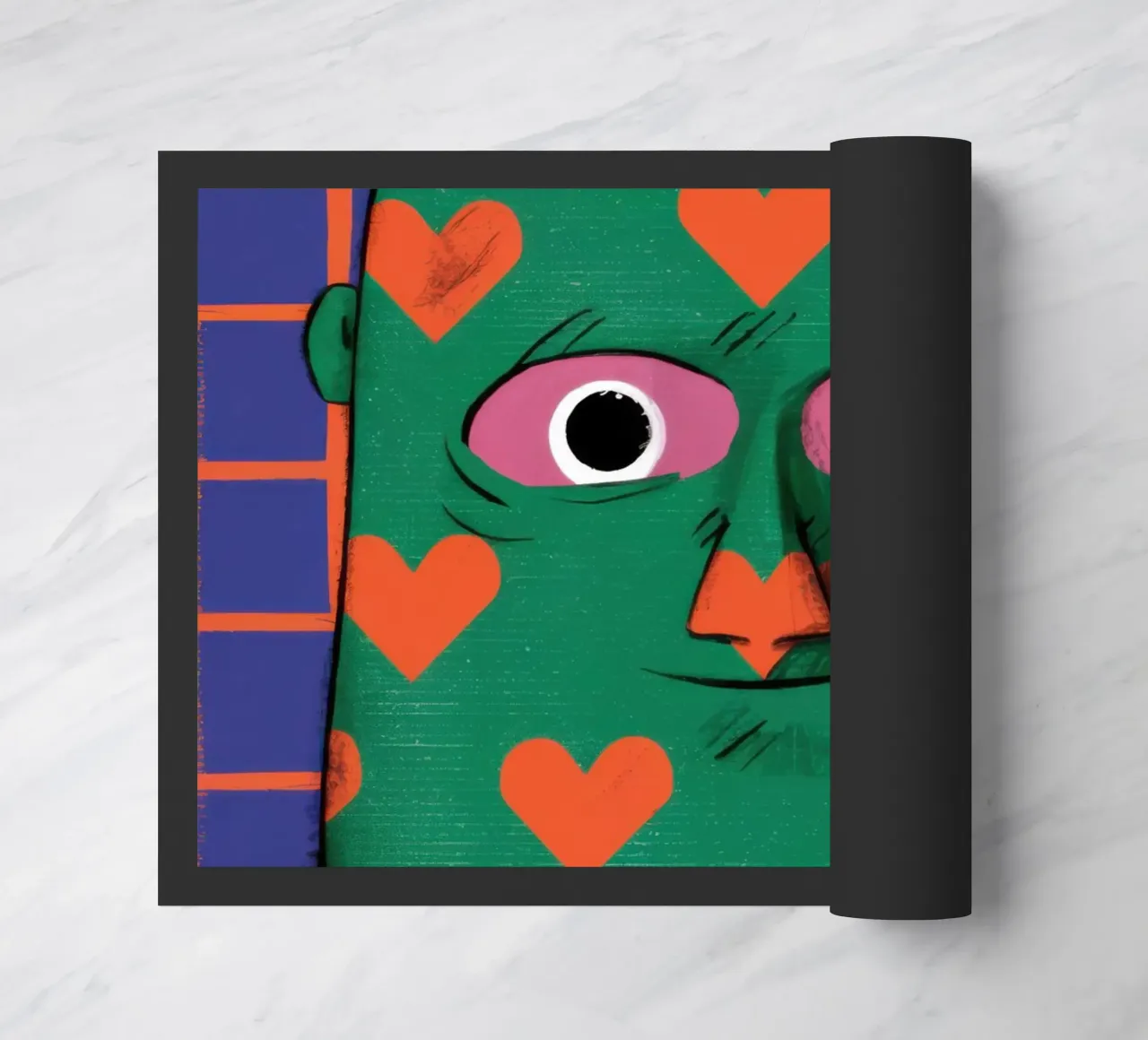 Amico dal cuore verde zerbino da Arcane Lines