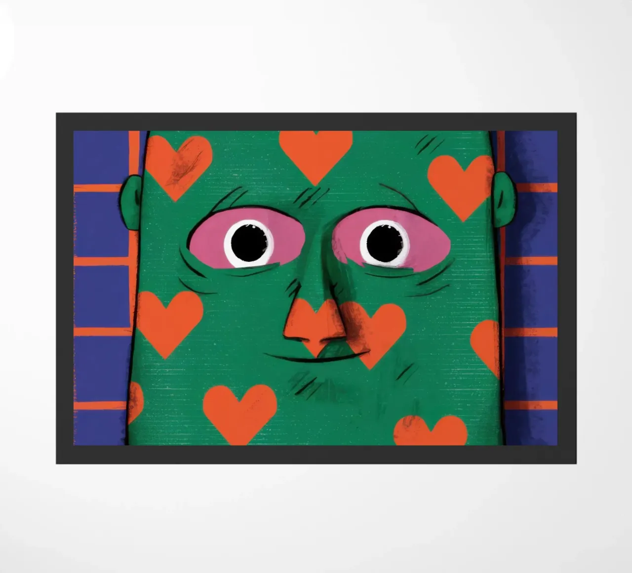 Amico dal cuore verde zerbino da Arcane Lines