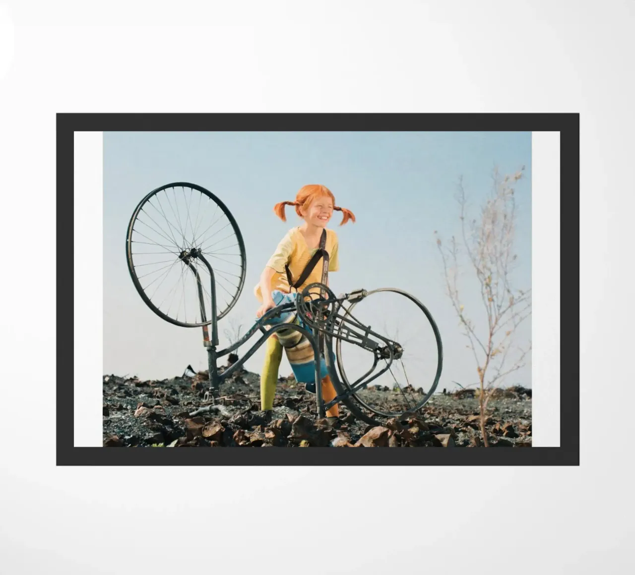 Pippi Calzelunghe e la sua bicicletta zerbino da Earl Beeman