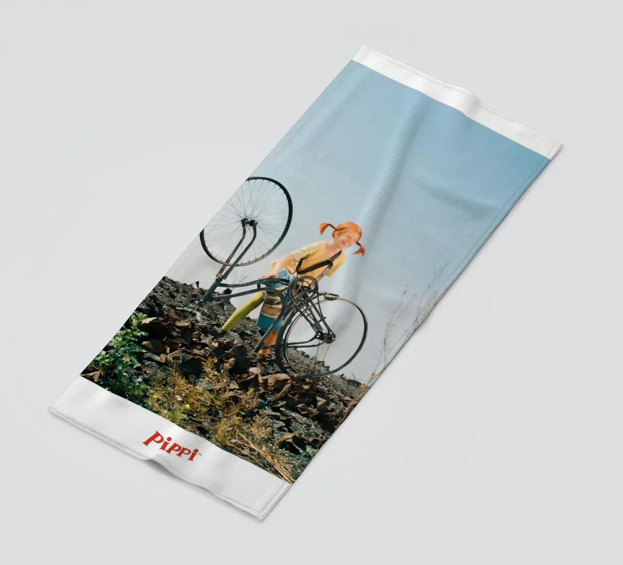 Pippi Calzelunghe e la sua bicicletta telo mare da Earl Beeman