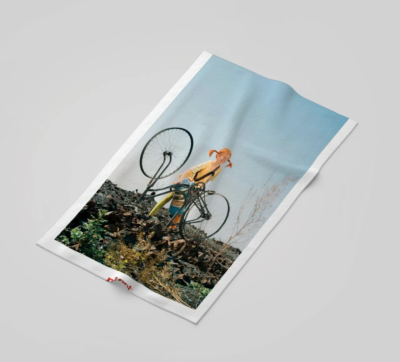 Pippi Calzelunghe e la sua bicicletta telo mare da Earl Beeman