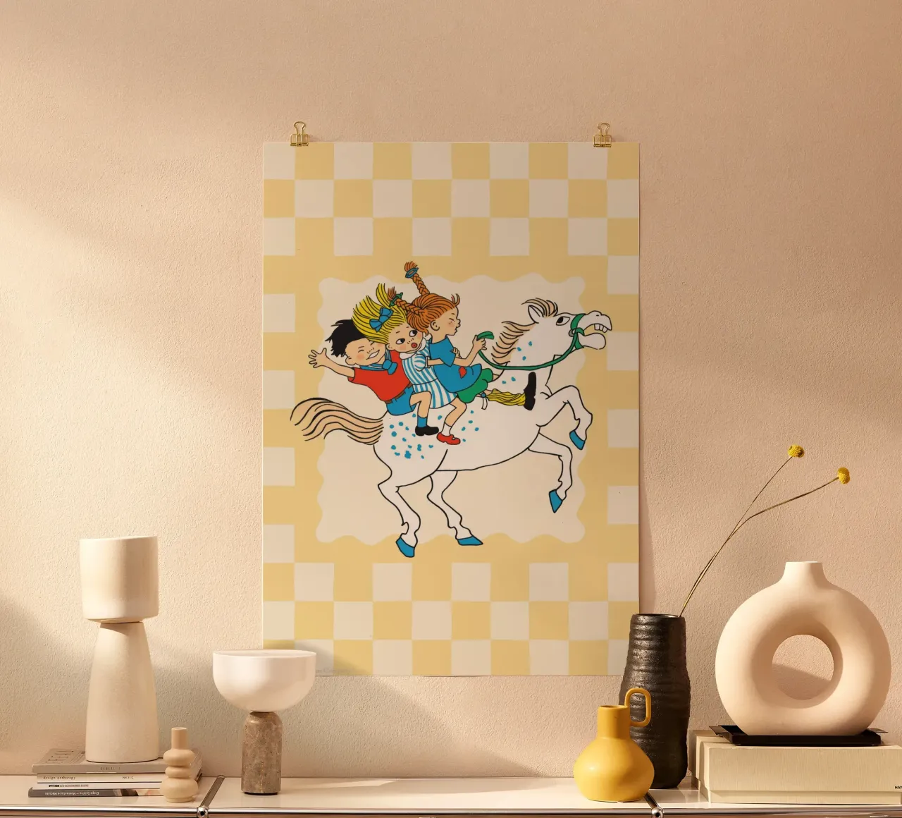 Pippi Calzelunghe carta hahnemühle da Earl Beeman