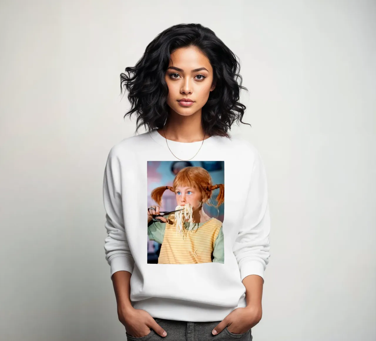 Pippi Calzelunghe pp felpa da Earl Beeman