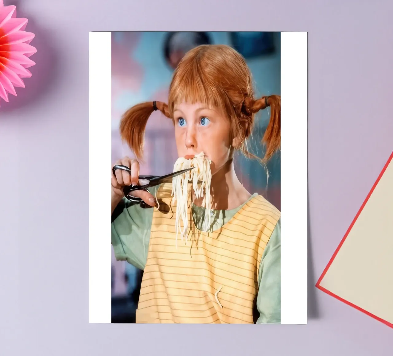 Pippi Calzelunghe pp foglio adesivo da Earl Beeman