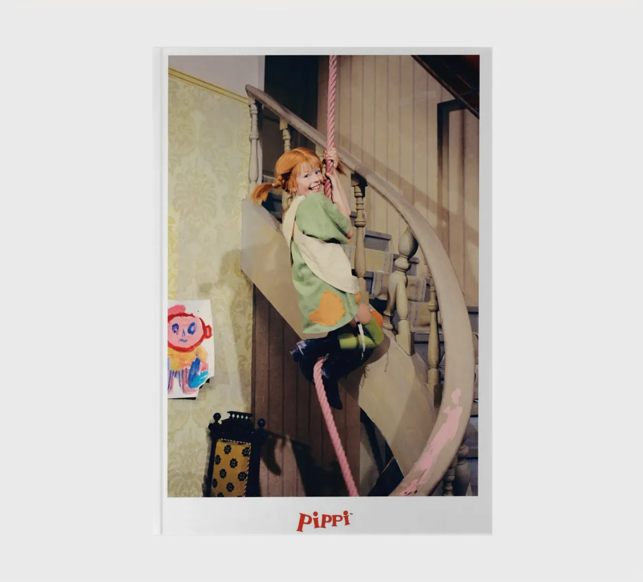 Pippi Longstocking climbs notebook by Earl Beeman