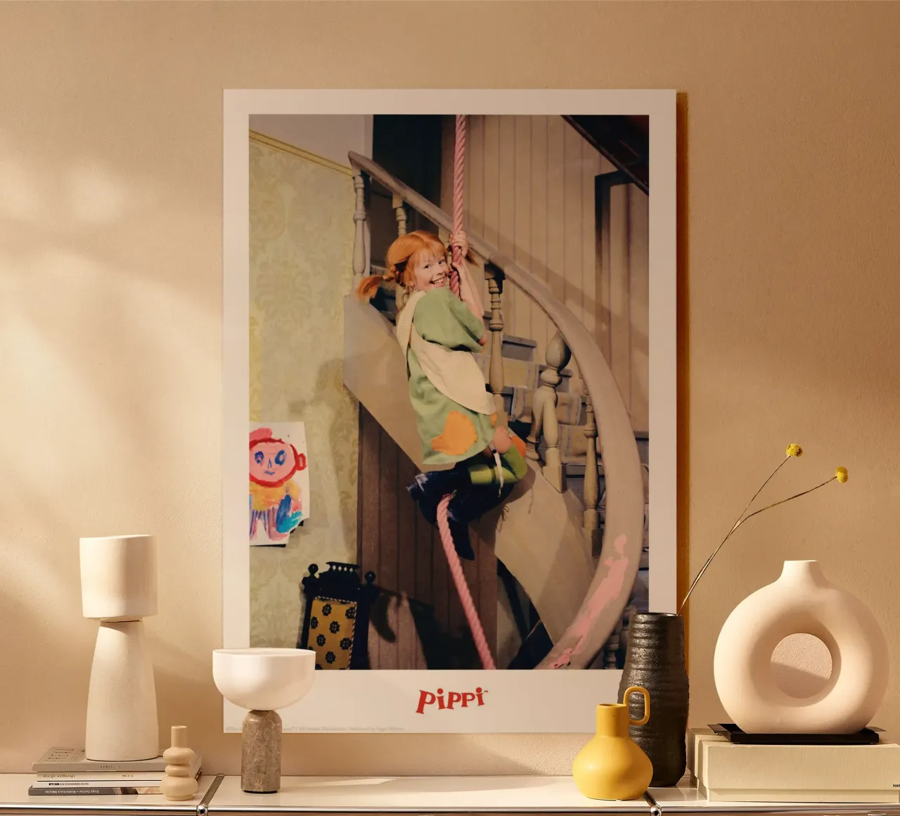 Pippi Calzelunghe si arrampica alluminio dibond da Earl Beeman