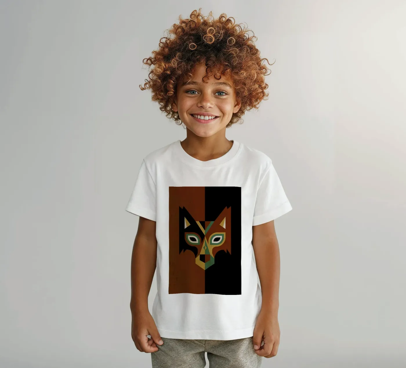 Wolf Kinder T-Shirt von Oscar Odd Diodoro