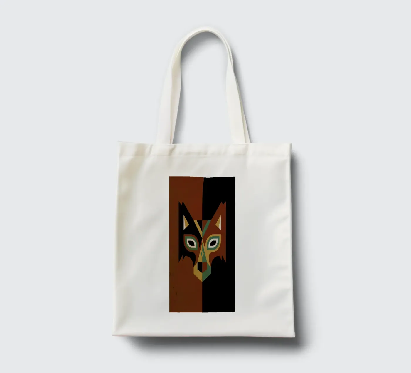 Wolf tote bag by Oscar Odd Diodoro