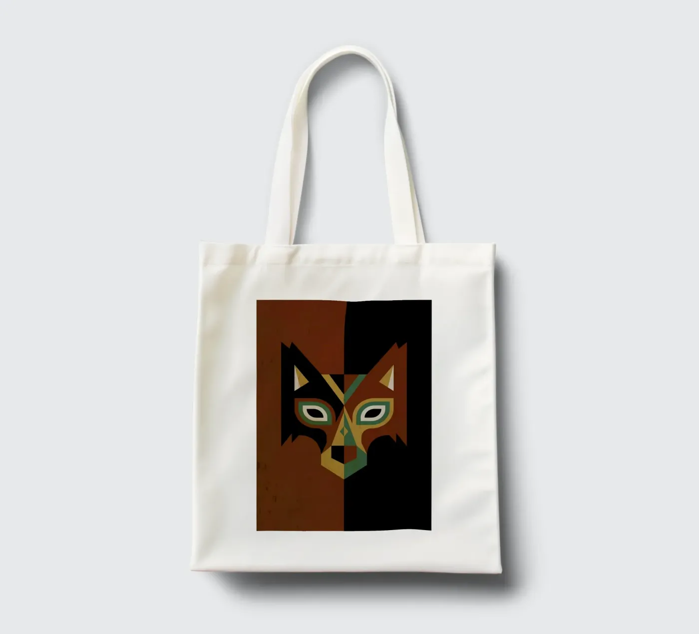 Wolf tote bag by Oscar Odd Diodoro