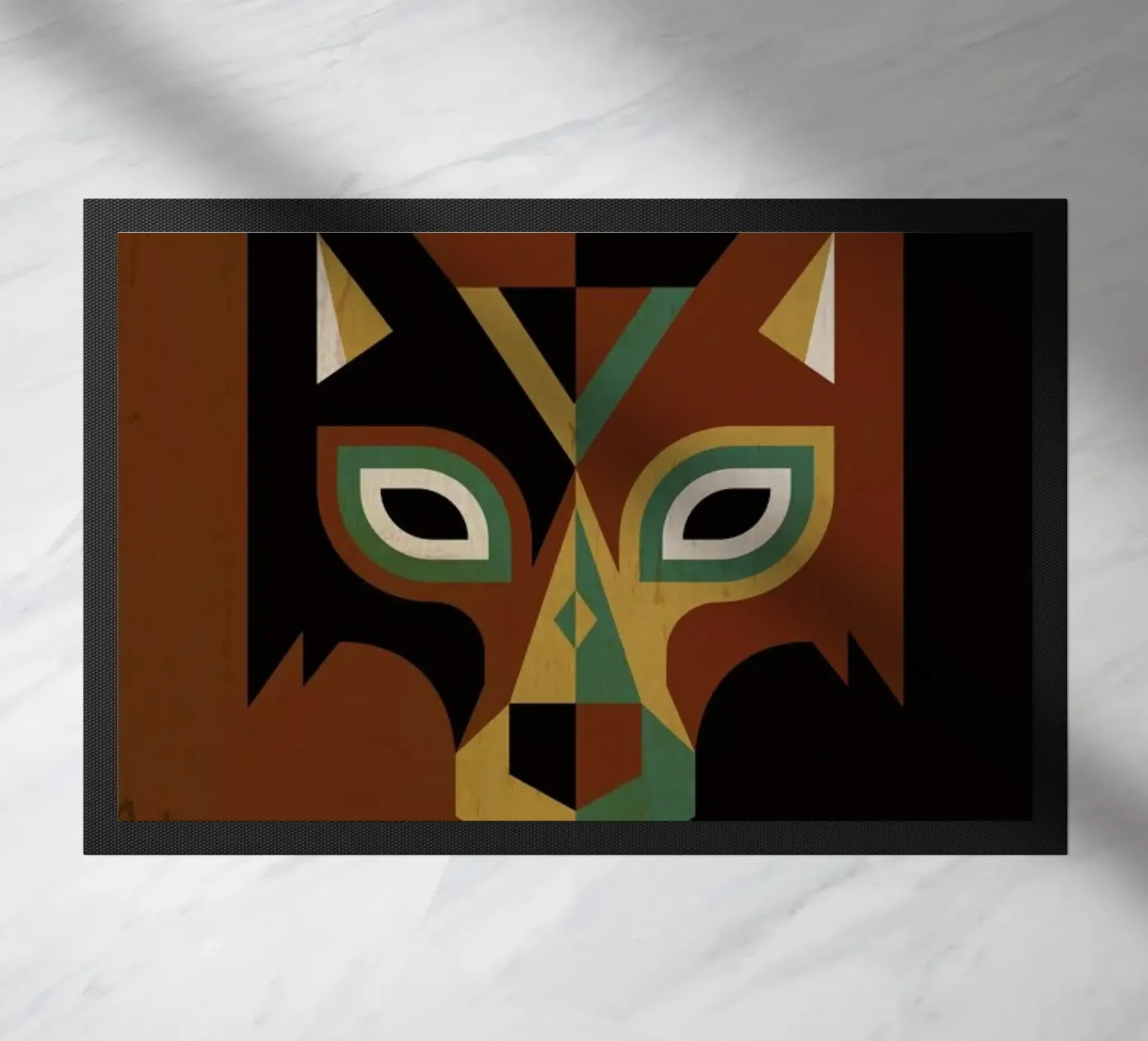 Wolf Fußmatte von Oscar Odd Diodoro