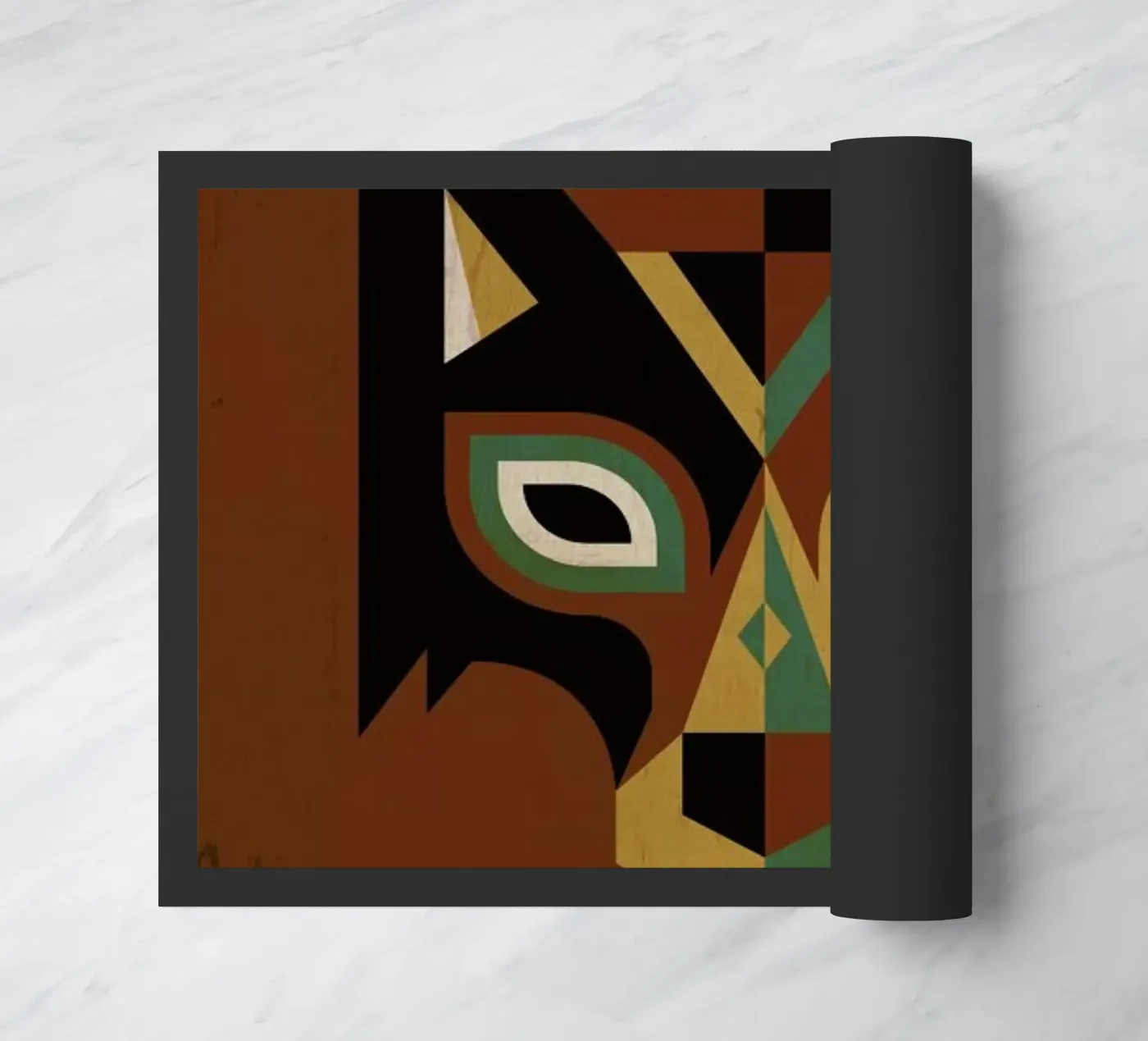 Wolf Fußmatte von Oscar Odd Diodoro