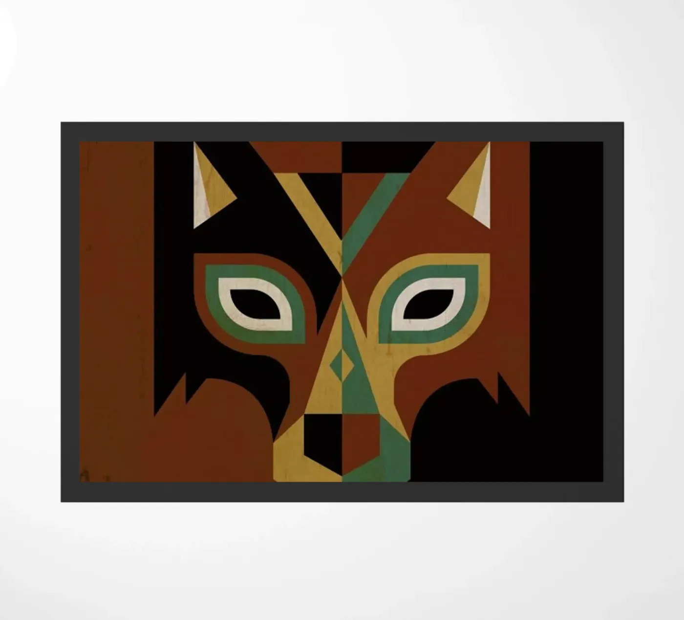 Wolf doormat by Oscar Odd Diodoro