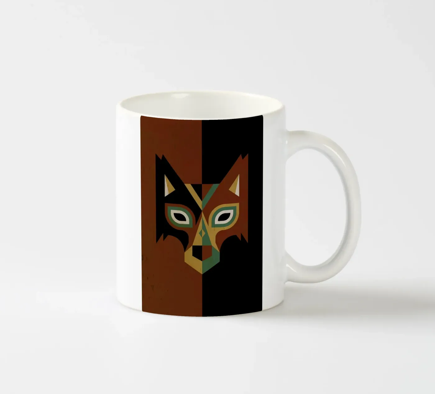 Wolf keramische mok van Oscar Odd Diodoro