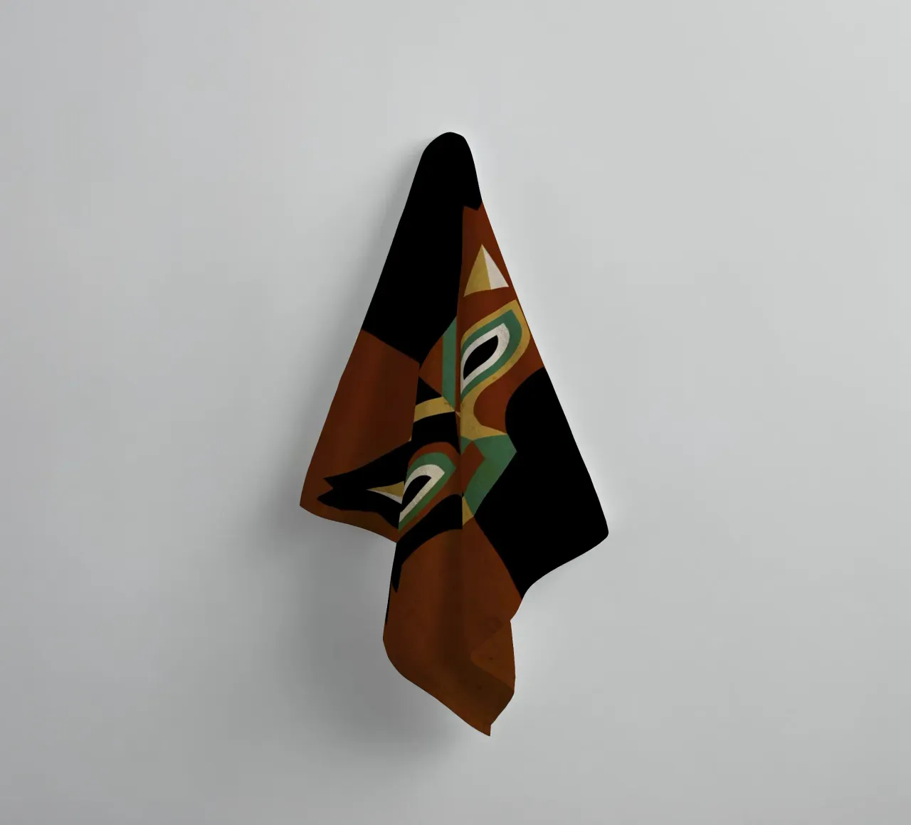 Wolf badhanddoek van Oscar Odd Diodoro