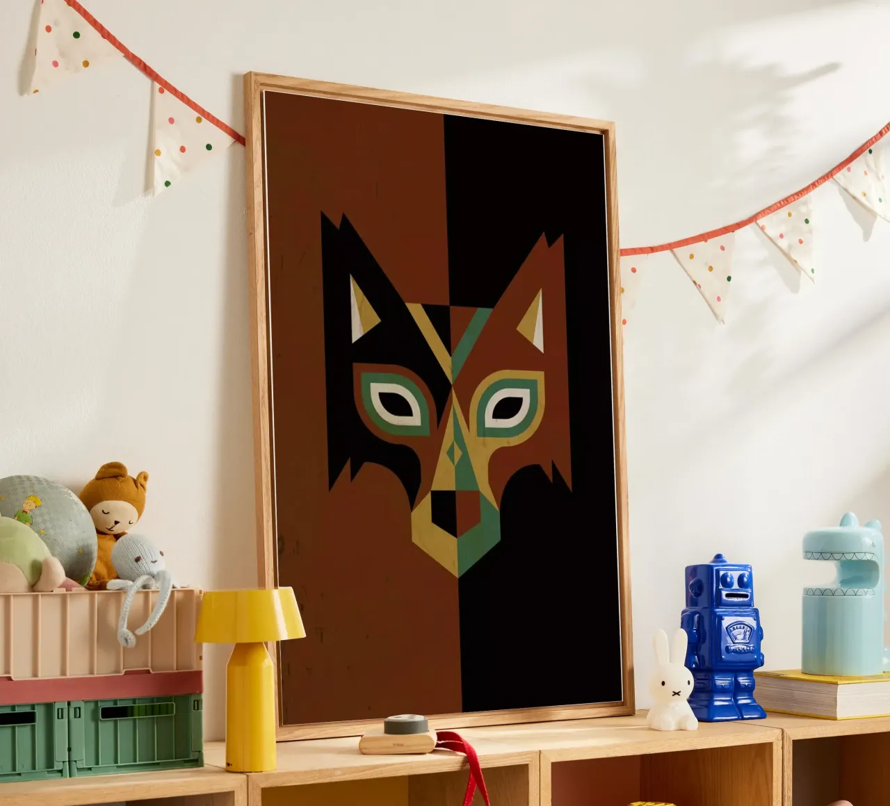 Wolf plexiglas de Oscar Odd Diodoro