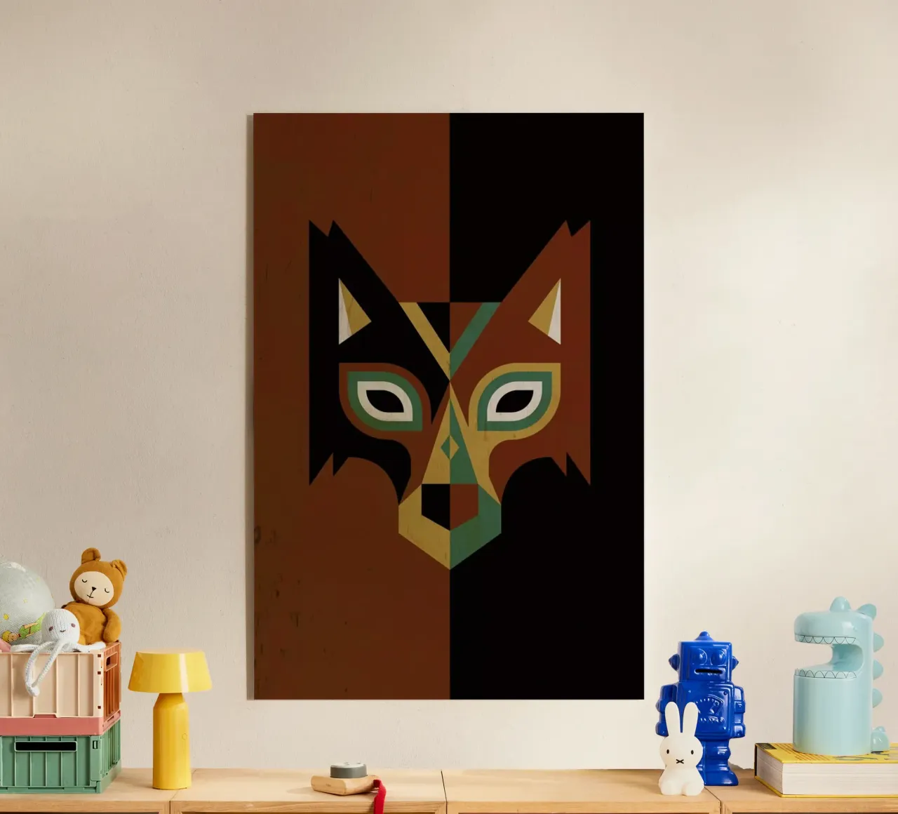 Wolf plexiglas de Oscar Odd Diodoro