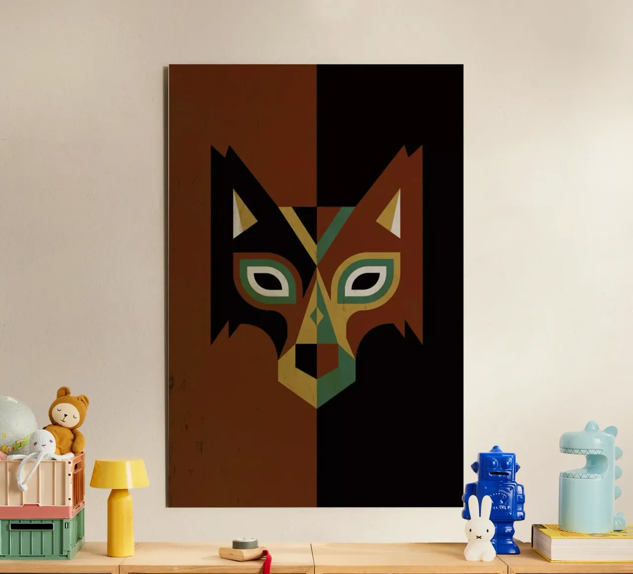 Wolf alluminio dibond da Oscar Odd Diodoro