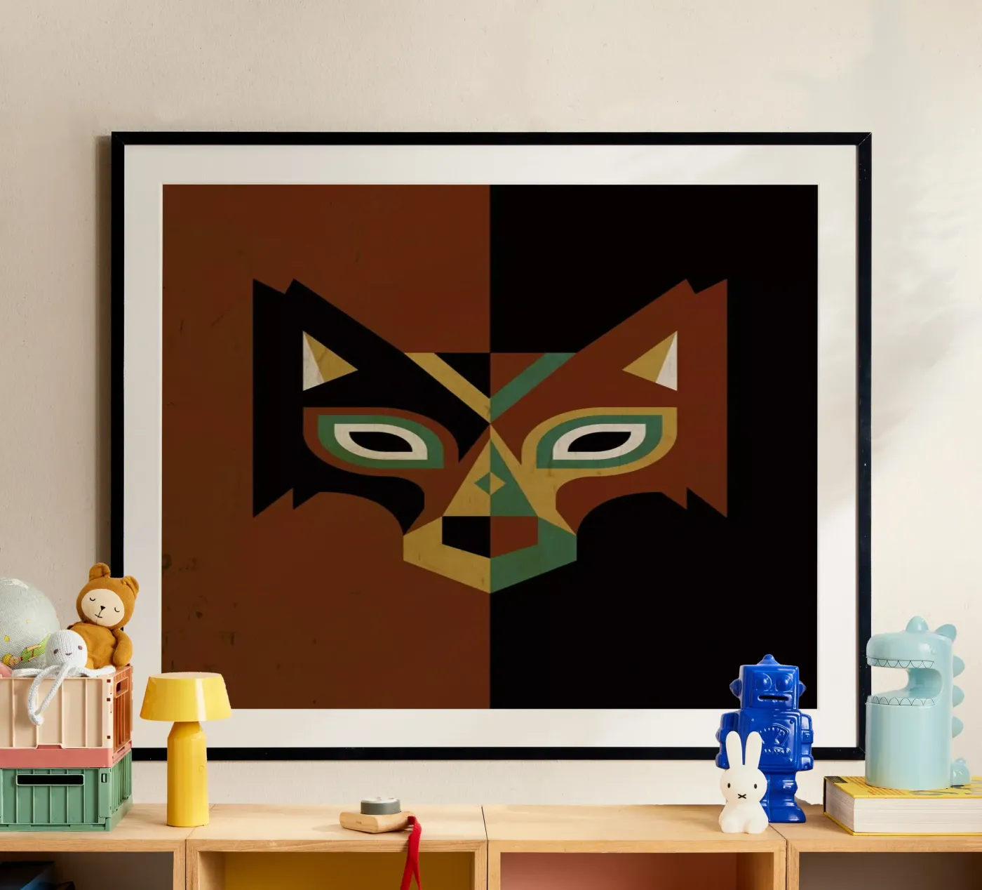 Wolf Poster von Oscar Odd Diodoro