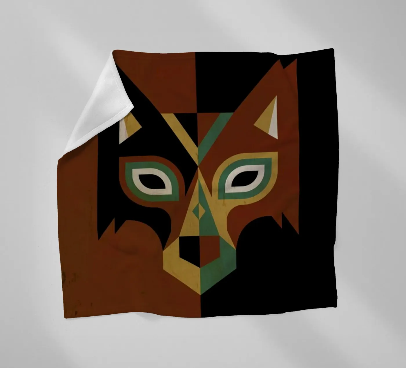 Wolf Fleecedecke von Oscar Odd Diodoro