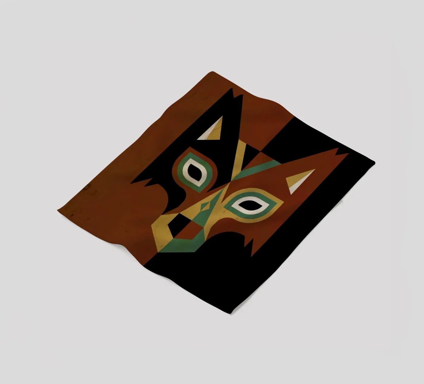 Wolf Fleecedecke von Oscar Odd Diodoro