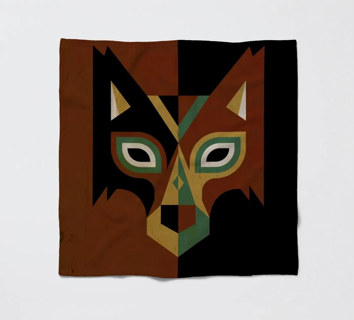Wolf Fleecedecke von Oscar Odd Diodoro
