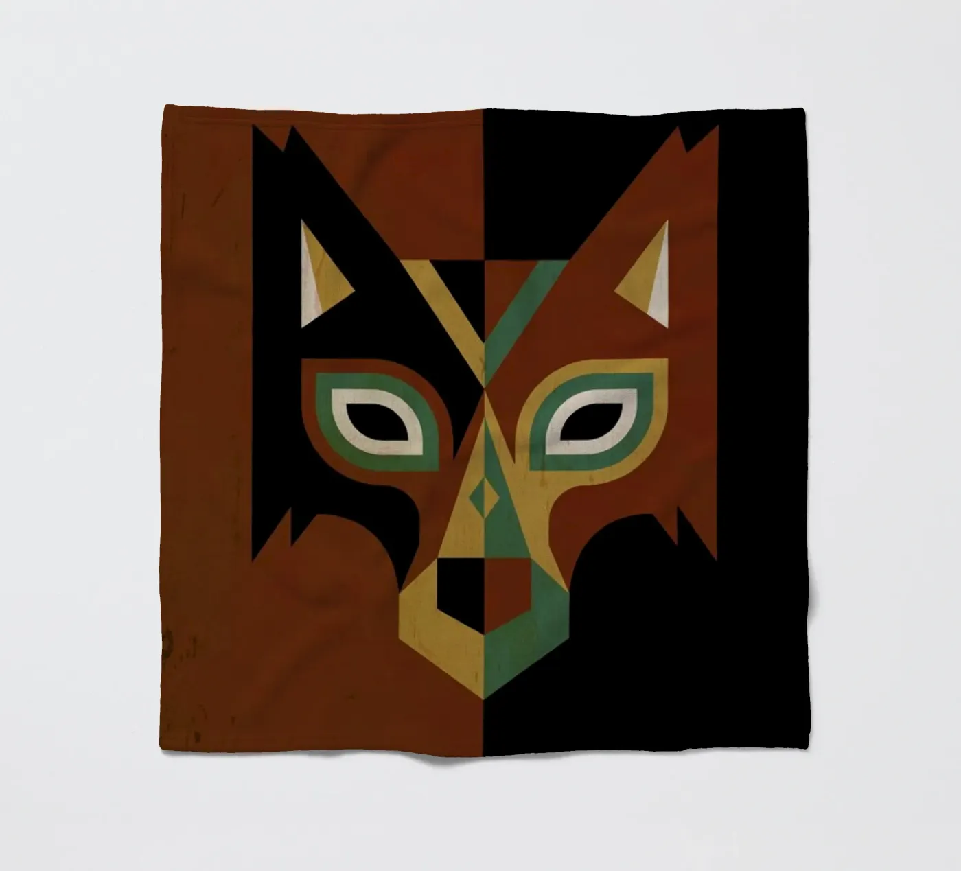 Wolf Fleecedecke von Oscar Odd Diodoro