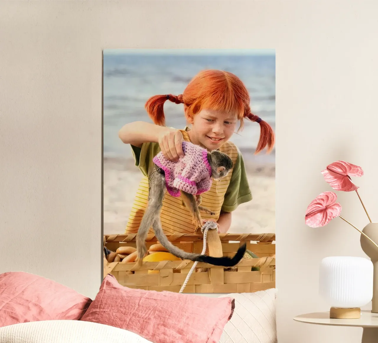 Pippi Calzelunghe divertente carta hahnemühle da Earl Beeman