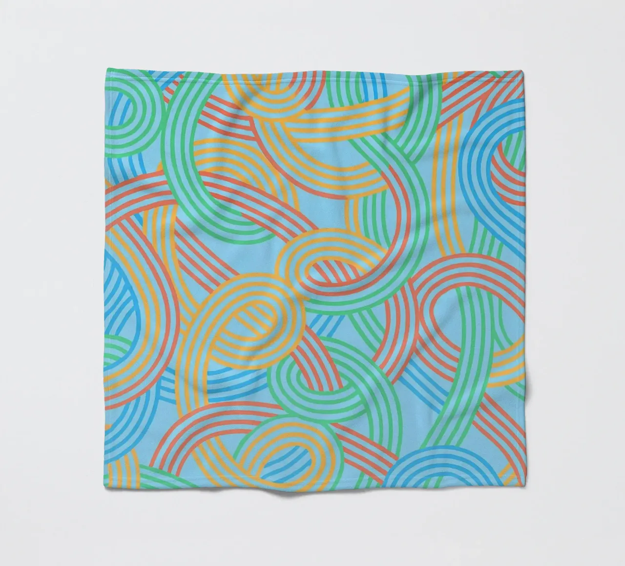 abstract webbing lines vector fleece blanket by oneway