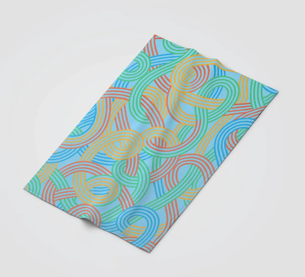 abstract webbing lines vector fleece blanket by oneway