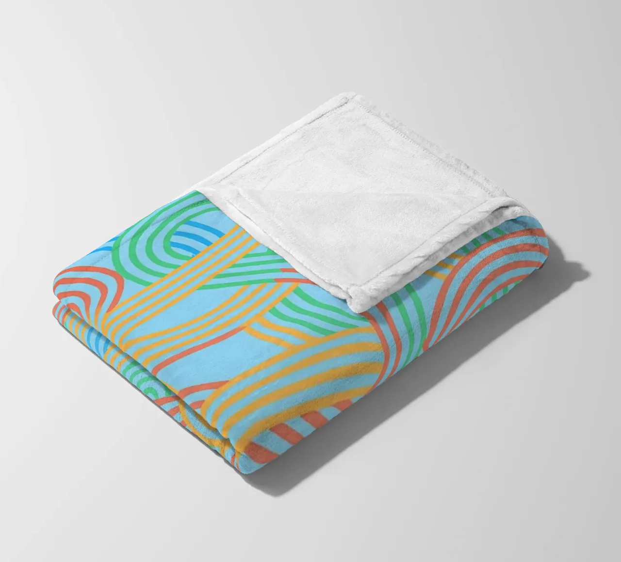 abstract webbing lines vector fleece blanket by oneway