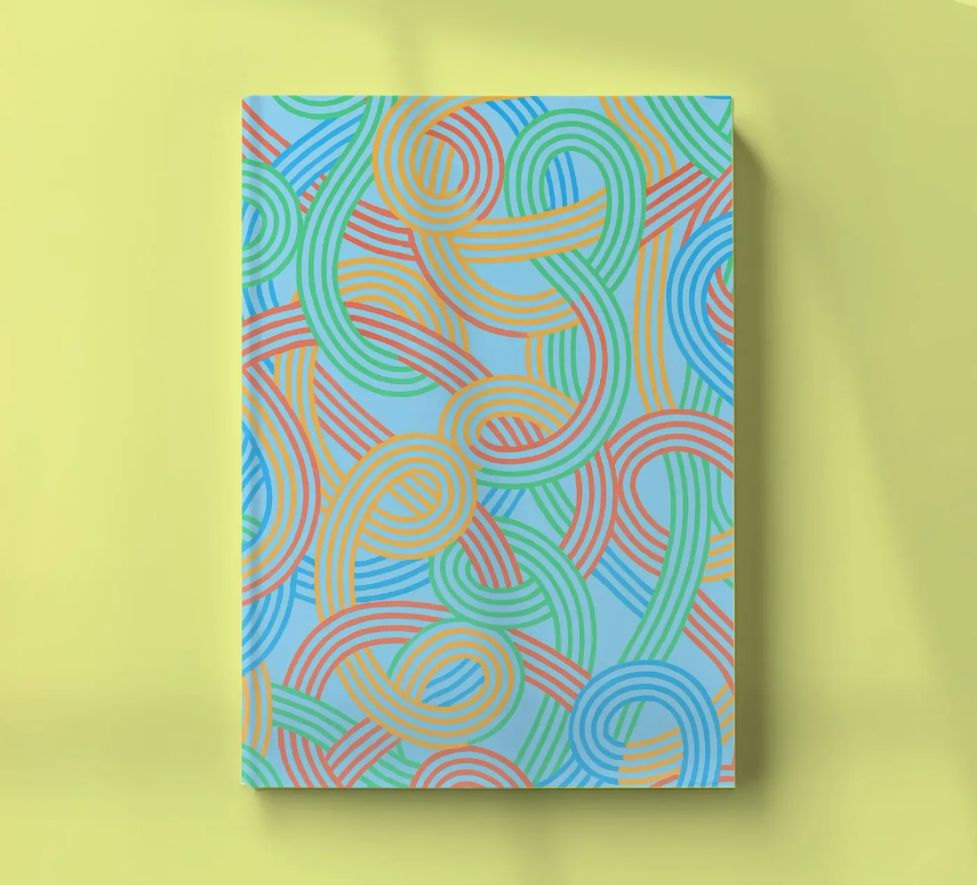 abstract webbing lines vector carnet de oneway