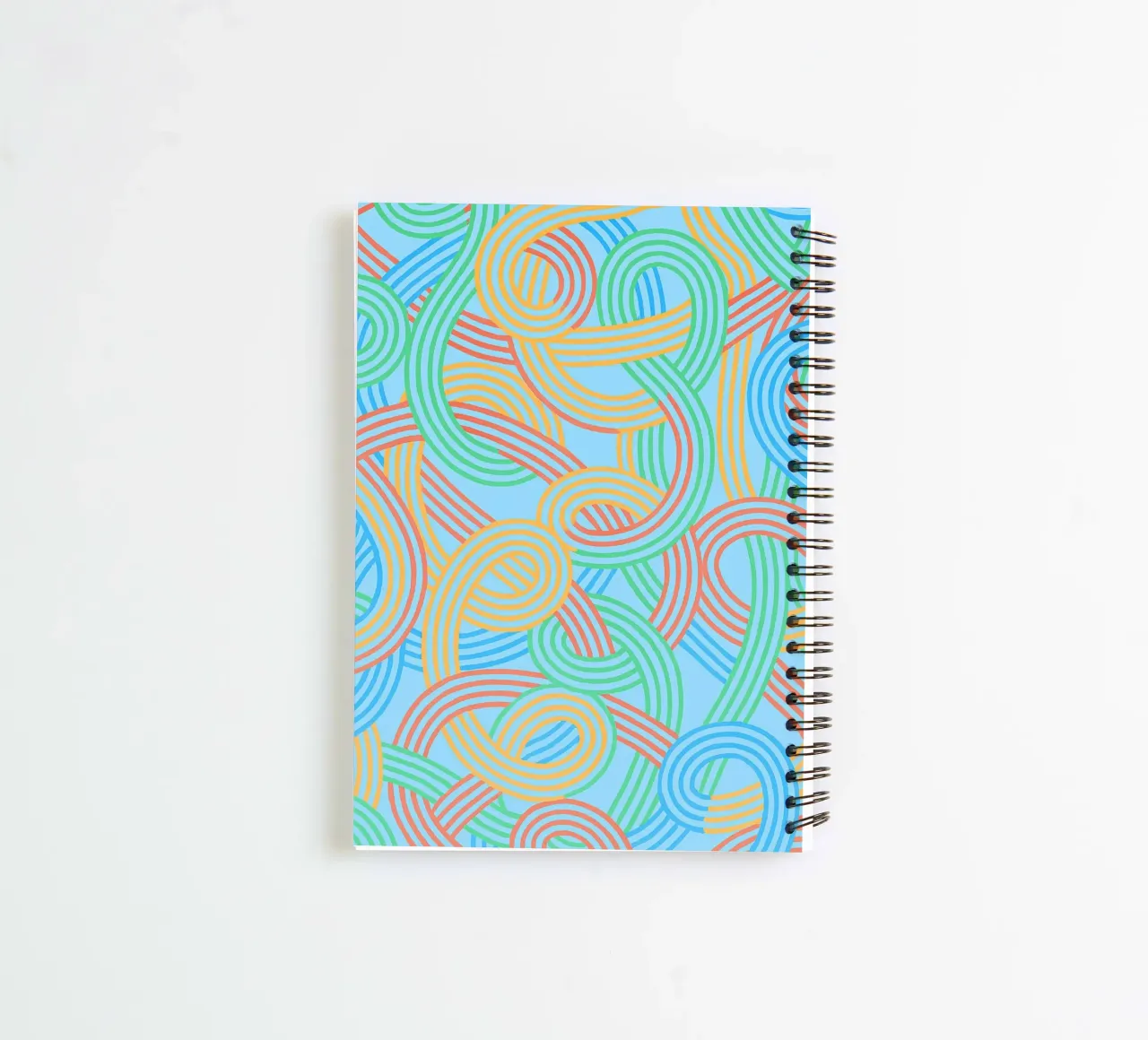 abstract webbing lines vector spiral notebook by oneway