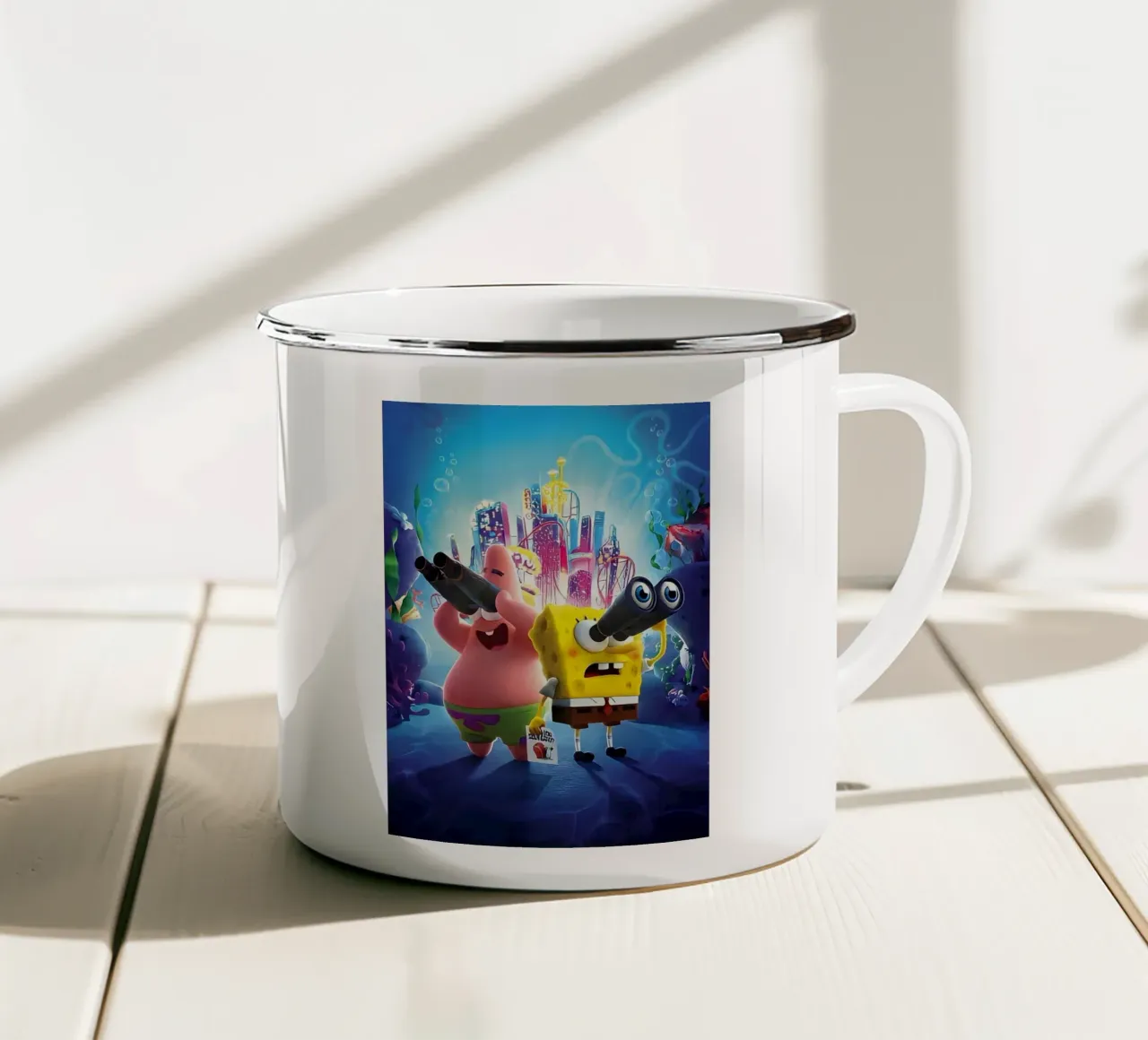 SpongeBob tazza in smalto da Low poly art