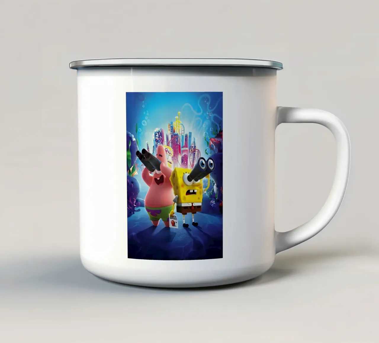 SpongeBob tazza in smalto da Low poly art