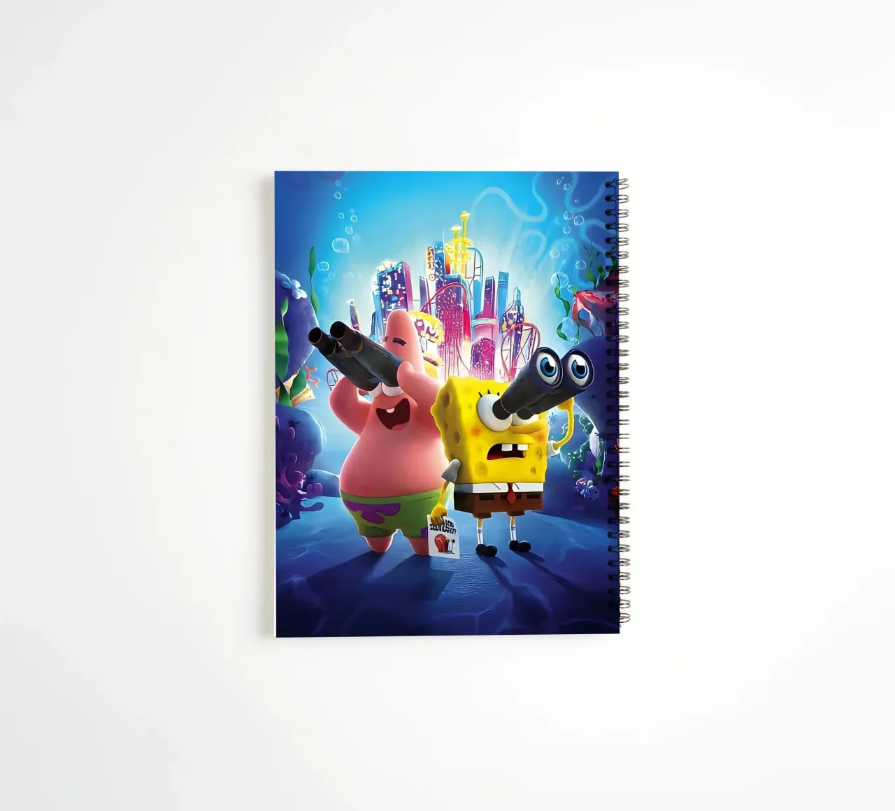 SpongeBob spiral notebook by Low poly art