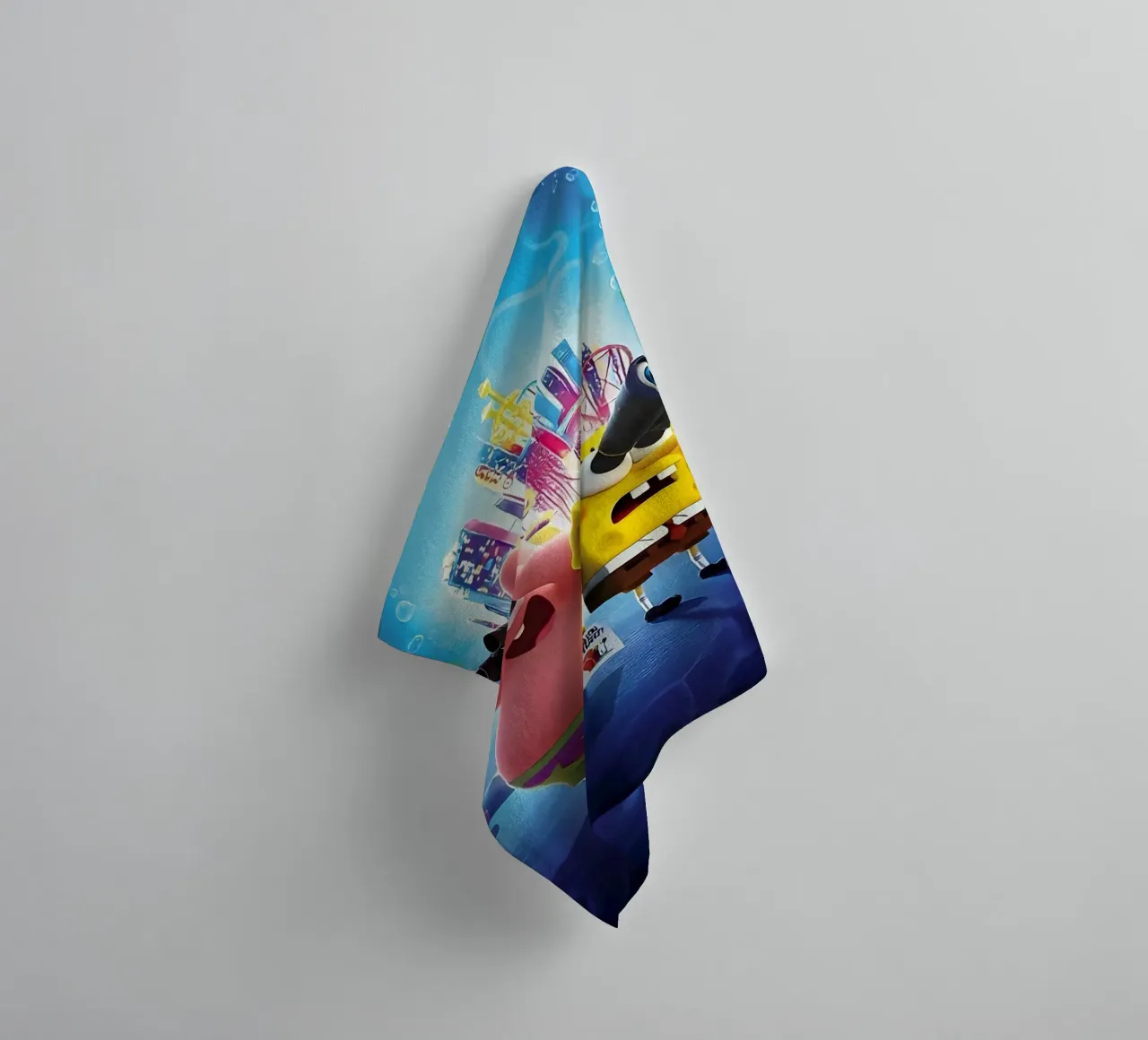 SpongeBob asciugamano da bagno da Low poly art