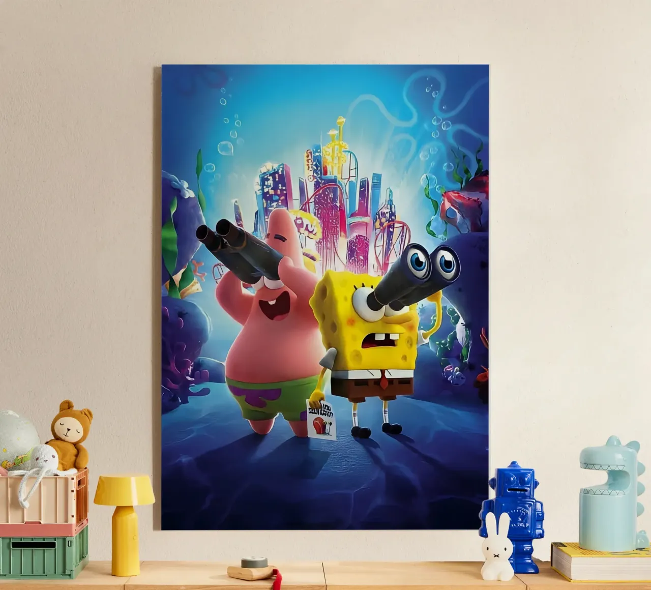 SpongeBob plexiglass da Low poly art