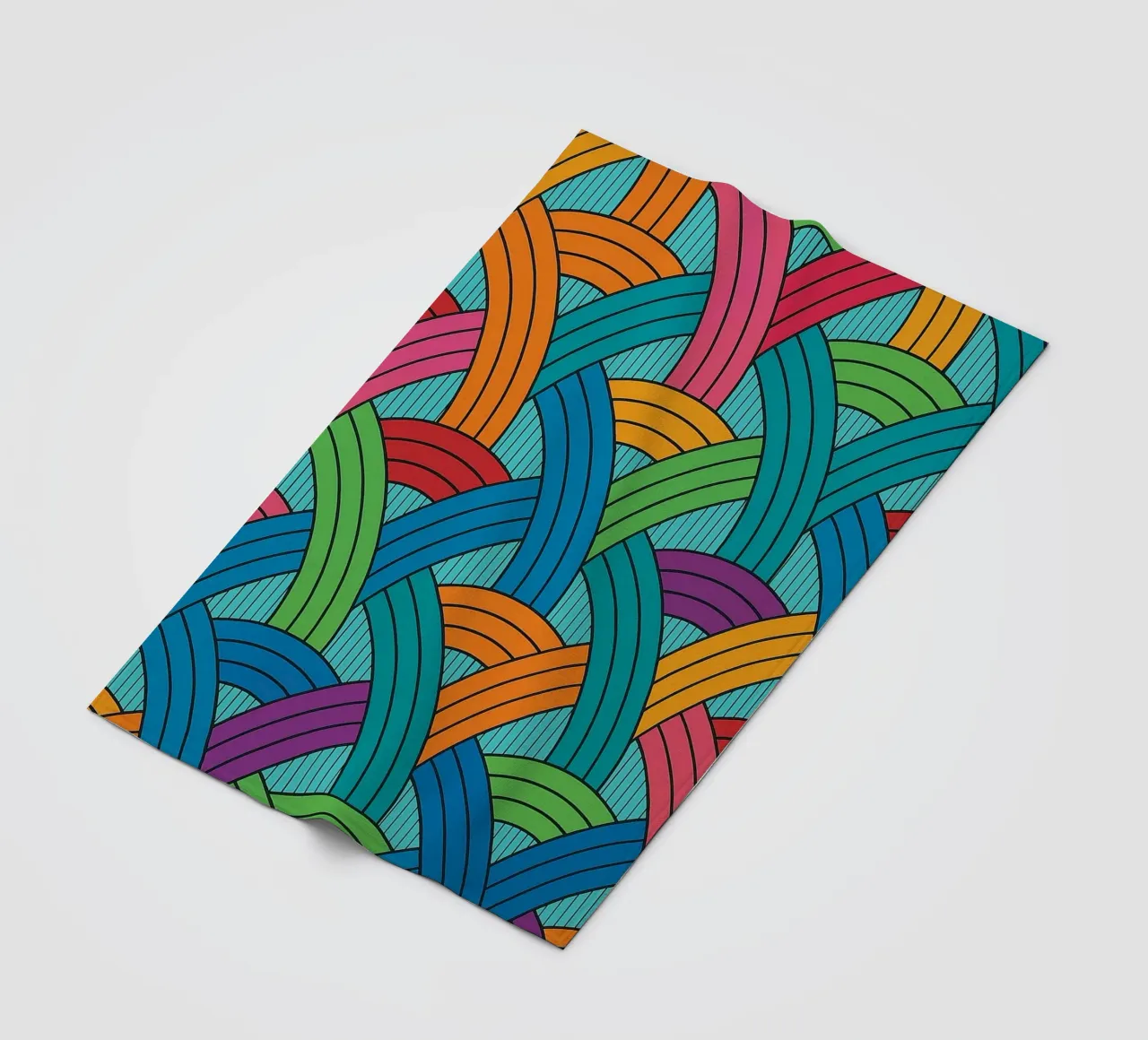 abstract webbing scales lines vector fleece blanket by oneway
