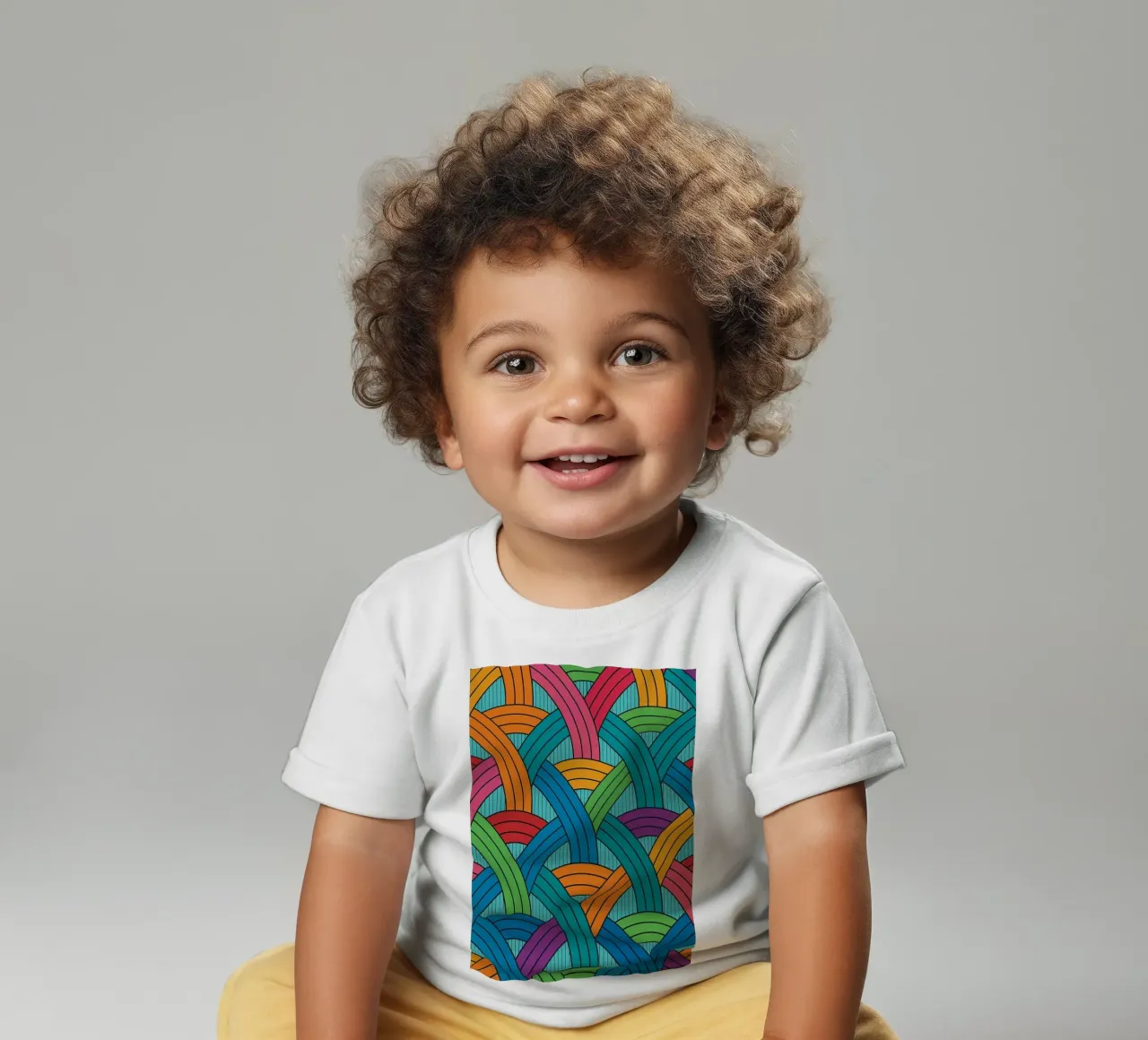 abstract webbing scales lines vector camiseta de bebé de oneway
