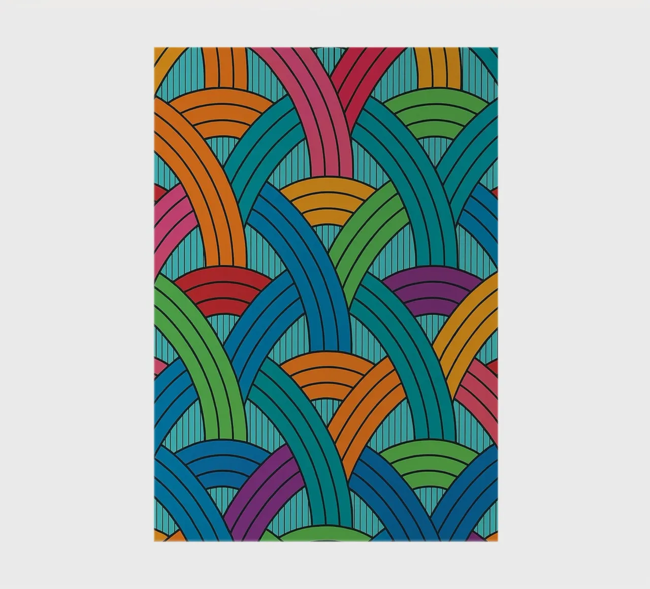 abstract webbing scales lines vector notebook by oneway