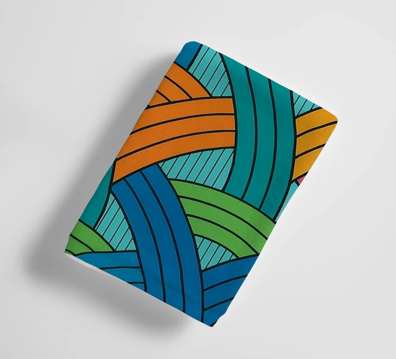 abstract webbing scales lines vector towel by oneway