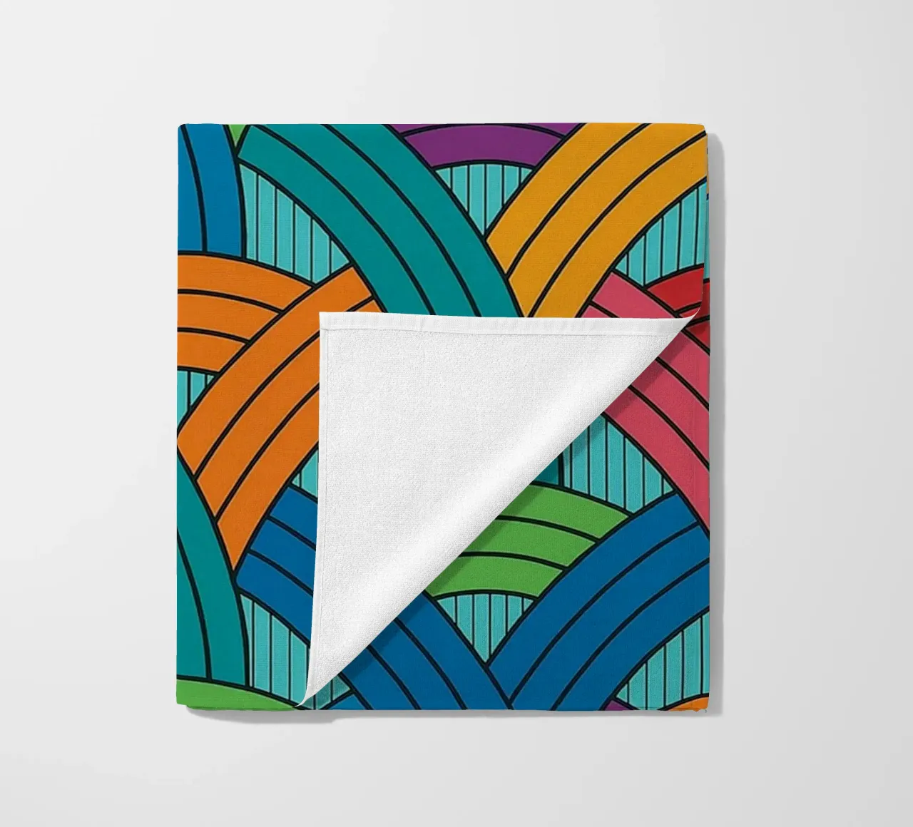 abstract webbing scales lines vector toalla de playa de oneway