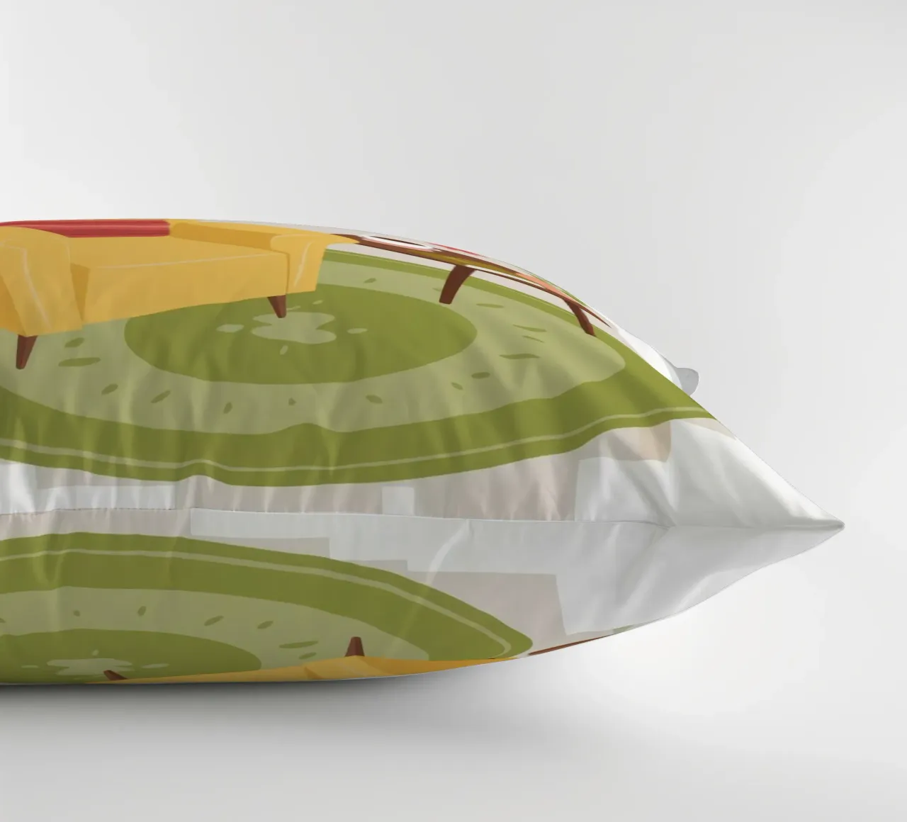Fauteuil de lecture jaune coussin de Hollow Years