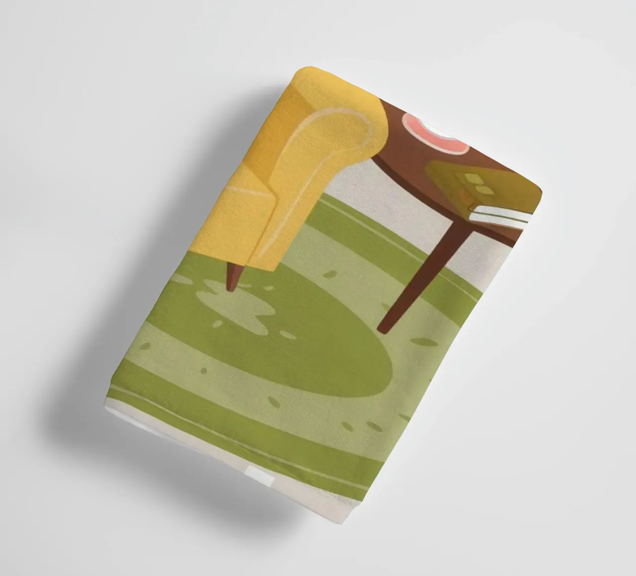 Fauteuil de lecture jaune serviette de bain de Hollow Years