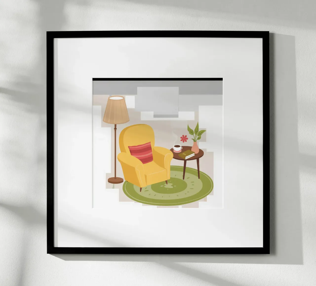 Fauteuil de lecture jaune hahnemühle de Hollow Years