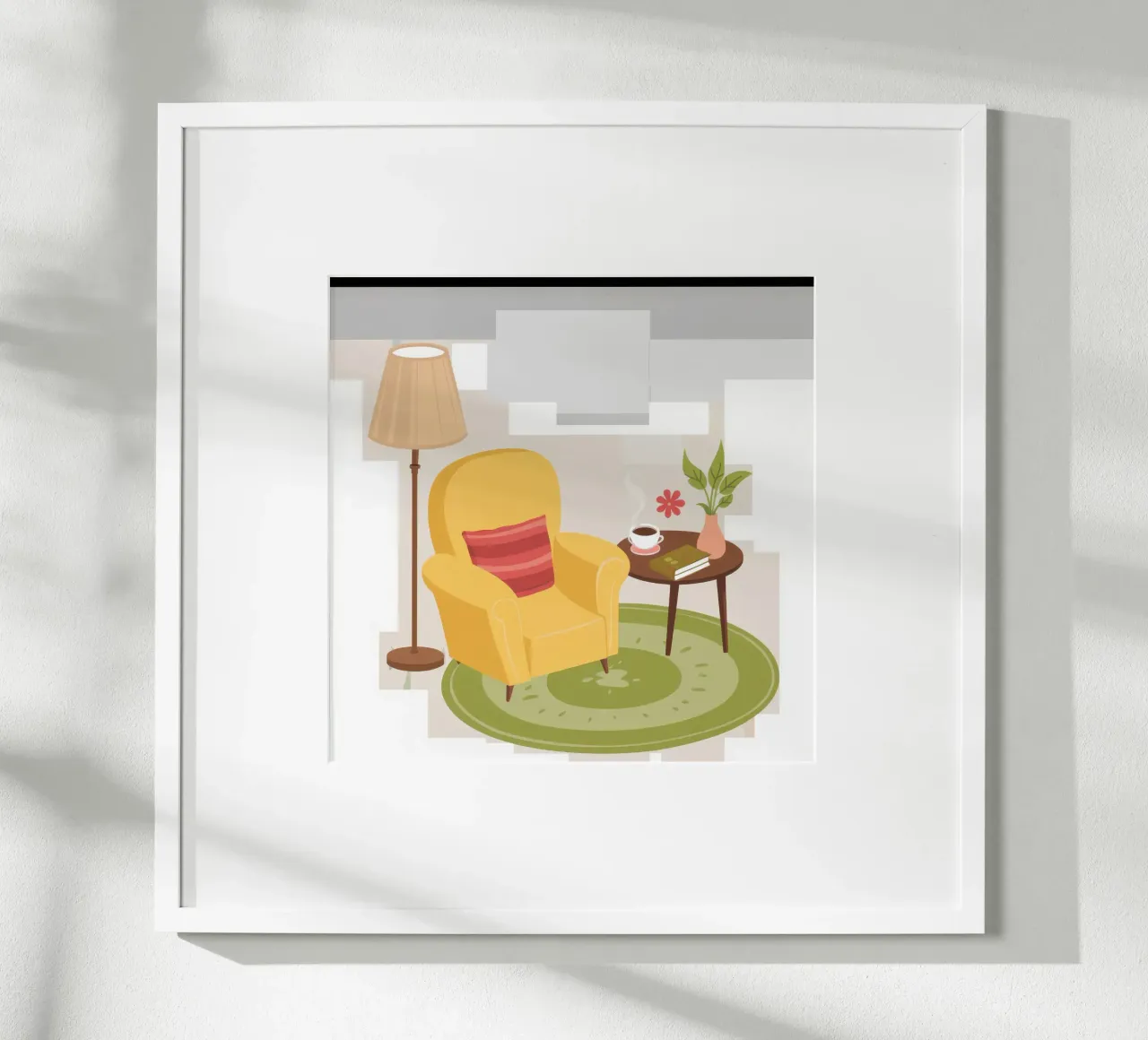 Fauteuil de lecture jaune hahnemühle de Hollow Years